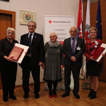 Dodijeljen Velered Hrvatskog Crvenog križa najzaslužnijim pojedincima